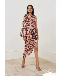 Lexi Oscar Dress Print Size AU 6 for rent on The Volte - image 1