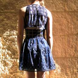 Sass & Bide The Balancing Act Dress Navy for rent on The Volte - image 2