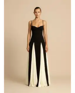 Arcina Ori Paloma Dress Black/White Size AU 8