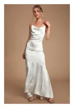 Elliatt Aisle Maxi Dress White Size 8 for rent on The Volte - image 1