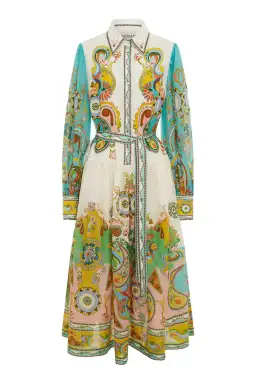 Alemais  Pinball Shirtdress Print Size 12 for rent on The Volte - image 4