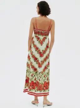 Alemais Exclusive Amelie Midi Day Dress Floral Size 10 for rent on The Volte - image 2