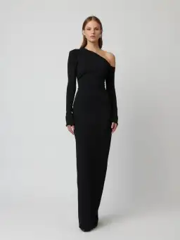 Effie Kats Cayley Gown in Black Size XS / AU 6 for rent on The Volte - image 1