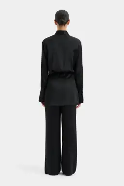 Sir the Label Sorrento Shirt Dress and Pant Set in Black Size AU 10 for rent on The Volte - image 3