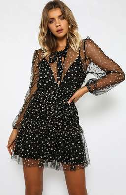 Talulah Combination Mini Dress Print Size 6 for rent on The Volte - image 2