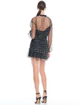 Talulah Combination Mini Dress Print Size 6 for rent on The Volte - image 4