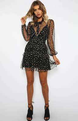 Talulah Combination Mini Dress Print Size 6 for rent on The Volte - image 3