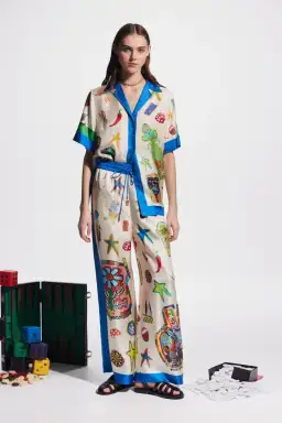 Alemais Rollers Shirt and Pants Set Size 6 