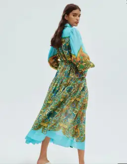 Alemais Sofie Shirtdress Multi Size 14 for rent on The Volte - image 3
