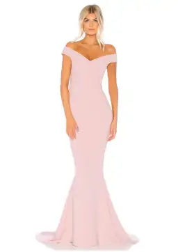 Nookie Allure Gown in Dusty Pink Size 8 for rent on The Volte - image 1