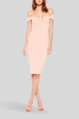 Nookie Dolly Midi Dress in Blush Size 8 for rent on The Volte - image 3