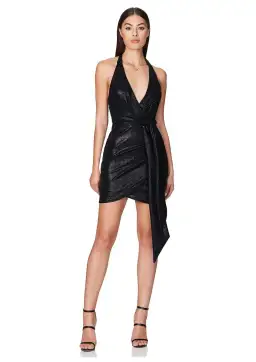 Nookie Bellagio Mini Dress in Black Size 10
