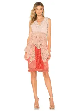 Thurley La Rambla Dress Red Ombre Size 8