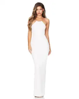 Love Nookie Lexi Chain Gown in White Size AU 8 for rent on The Volte - image 1