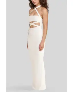 Rumer the Label Sorrento Maxi Dress White Size AU 8 for rent on The Volte - image 2