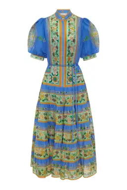 Alemais Linda Tiered Midi Dress Floral Size 12 for rent on The Volte - image 3