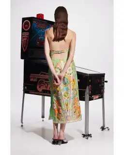 Alemais Pinball Bodice Midi Dress Print Size AU 6 for rent on The Volte - image 3