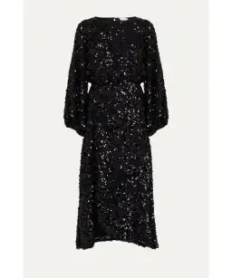 Flannel Alana Dress in Black Size 10 for rent on The Volte - image 3