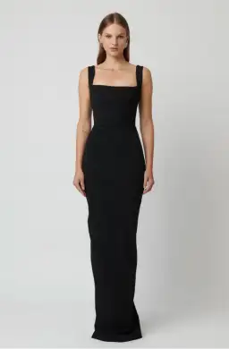 Effie Kats Marbella Gown Black Size 12 for rent on The Volte - image 1