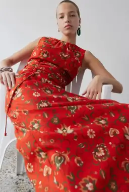 Sir the Label Reyes Dress Red Floral Size 8 for rent on The Volte - image 2