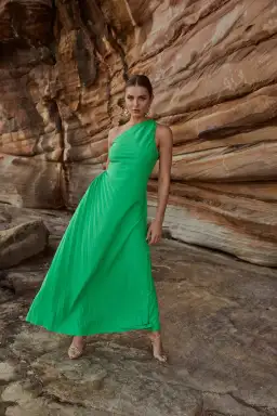 Sonya Moda Azalea Gown In Barcelona Green Size 6 for rent on The Volte - image 1