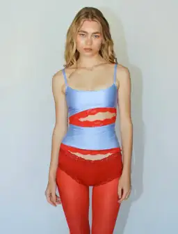 Mode Mischief Studios Flora Lace Cami in Azure Rose Size S / AU 8 for rent on The Volte - image 2