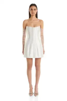 Eliya The Label Kayla Mini Dress White Size XS / AU 6