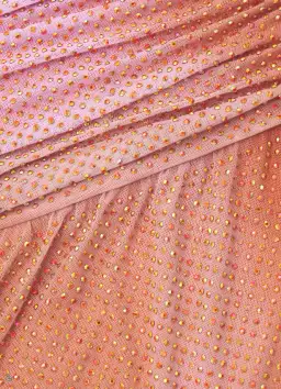 Self Portrait Orange Rhinestone Mini Dress Orange Size 8 for rent on The Volte - image 6