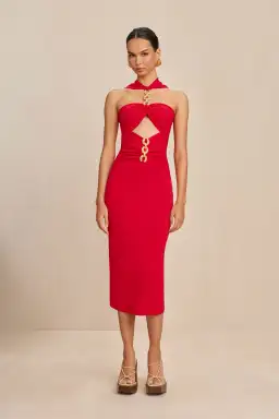 Cult Gaia Cristos Knit Dress In Lollipop Size 6 