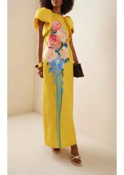 Leo Lin Lucinda Maxi Dress Bouquet Print Size 10 for rent on The Volte - image 1