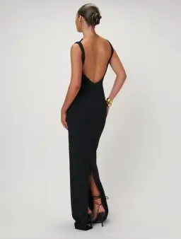 Effie Kats Verona Gown Black Size S / AU 8 for rent on The Volte - image 7