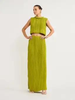 Rachel Gilbert Ziara Top and Skirt Set Green Size 18 for rent on The Volte - image 1