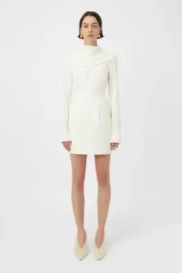 Camilla and Marc The Portico Mini Dress Cream Size 10  for rent on The Volte - image 1
