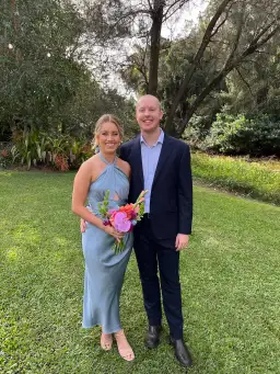 Shona Joy Luxe Gathered Halter Midi Dress in Azure Size 8  for rent on The Volte - image 3