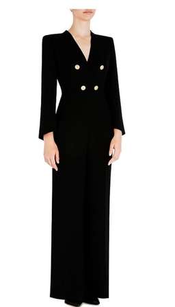 Carla Zampatti Onyx Military Precision Jumpsuit Black Size 12 for rent on The Volte - image 4