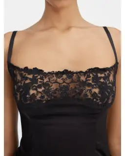 Jacquemus La Saudade longue brodée Dress Black Size AU 8 for rent on The Volte - image 4