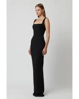Effie Kats Marbella Gown Black Size M / AU 10  for rent on The Volte - image 3