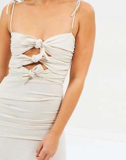 BEC & BRIDGE  Paloma Mini Dress Cream 10