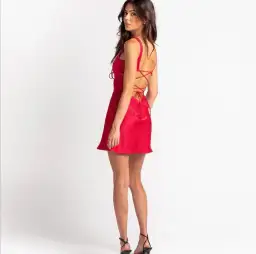 Acrina Ori Valentina Mini Dress Red Size 6 for rent on The Volte - image 3