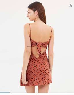 Bec and Bridge Brown mini dress Size 8 for rent on The Volte - image 2