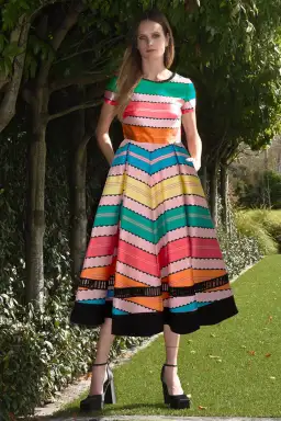 Trelise Cooper This Dress Is Mine Midi Dress Multi Size 12