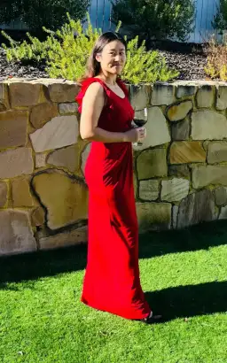 Phase Eight Donna Maxi Dress Red Size 10 for rent on The Volte - image 2