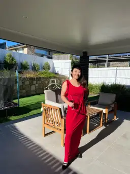 Phase Eight Donna Maxi Dress Red Size 10 for rent on The Volte - image 7