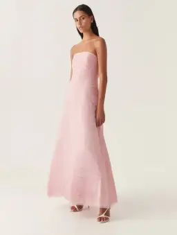 Aje Soundscape Maxi Dress Pink Size 6 for rent on The Volte - image 3