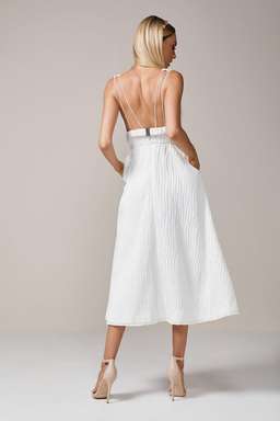 Taluha - Take Me Out Midi Flare Dress for rent on The Volte - image 1