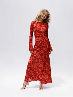Realisation Par The Gia Maxi Dress Red Floral Size XS/ AU 8 for rent on The Volte - image 4