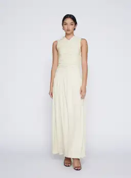 Anna Quan Fleur Midi Dress in Vanilla Size 14 for rent on The Volte - image 1
