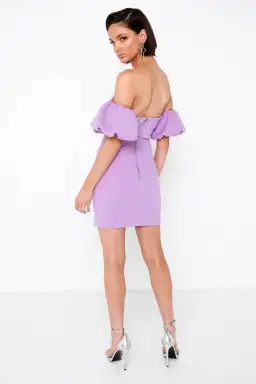 Mossman More Than Words Dress Purple Size 6  for rent on The Volte - image 2
