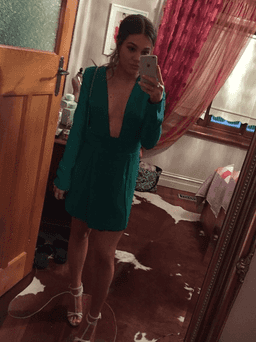 Chrissy Teigen Josiah Mini Green Size 8