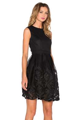 Bronx and Banco Isabelle Puff Dress Black Size 8 for rent on The Volte - image 4